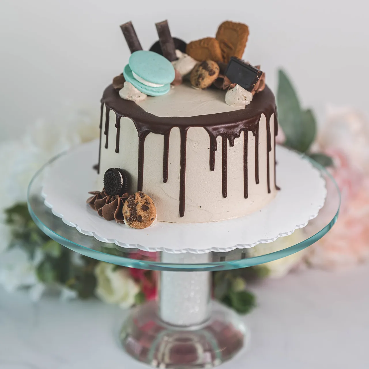 Hojicha Opera Cake