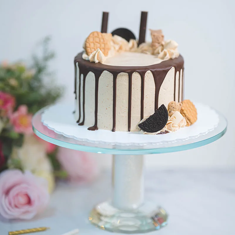 Crunchy Chocolate Peanut Butter Cake