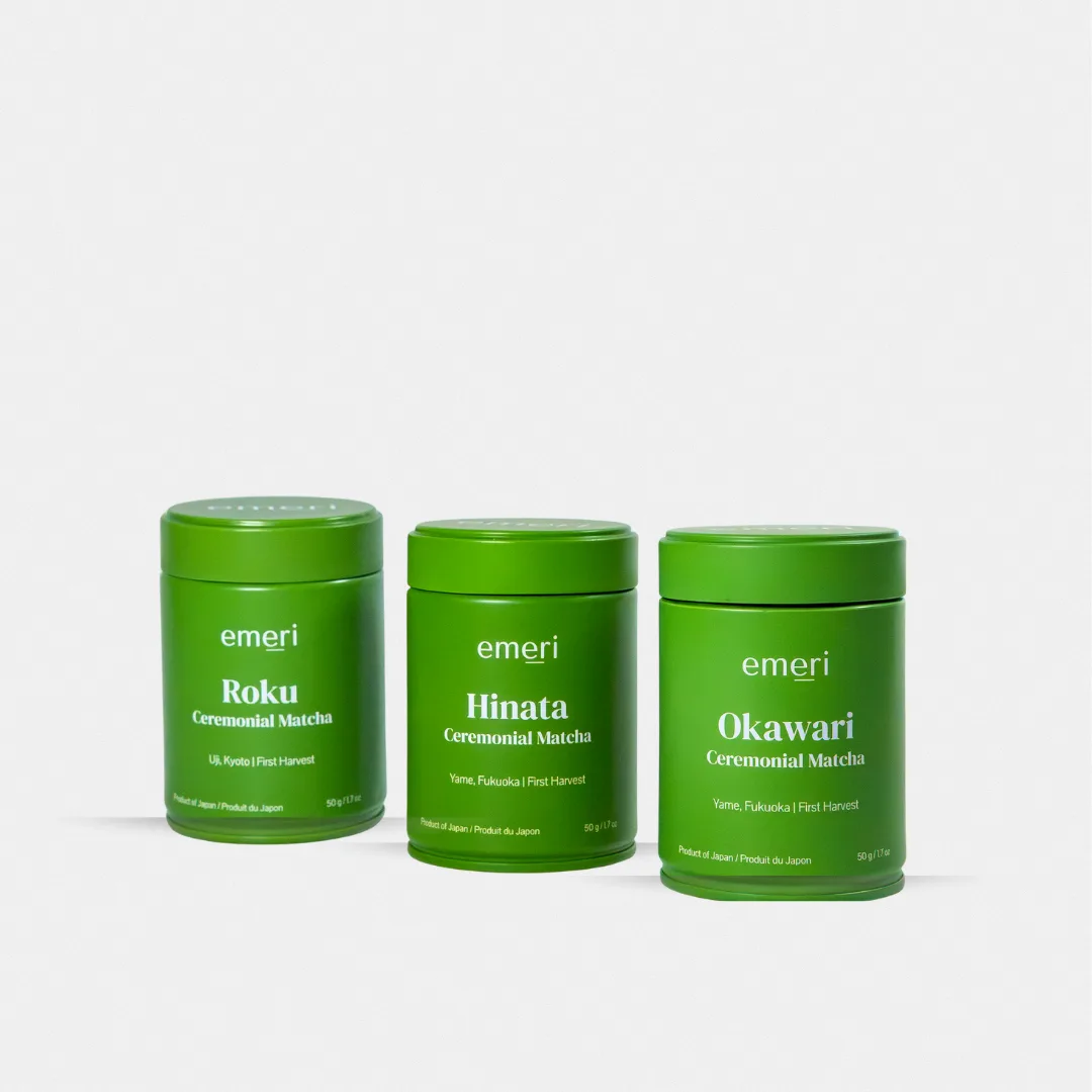 Uji & Yame Matcha Trio Set (50g x 3)