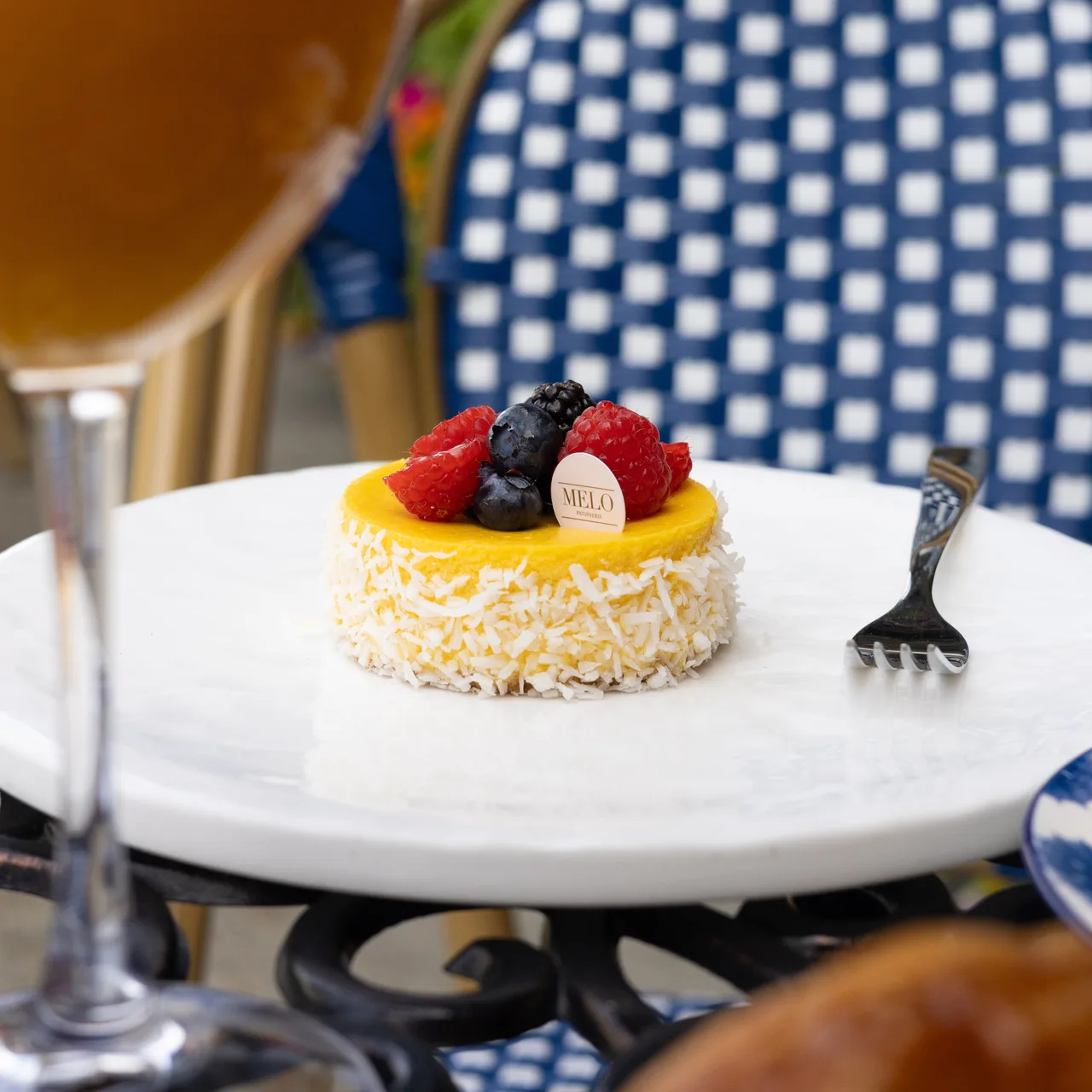 Ricotta Mango Passion Fruit Mini Cheesecake