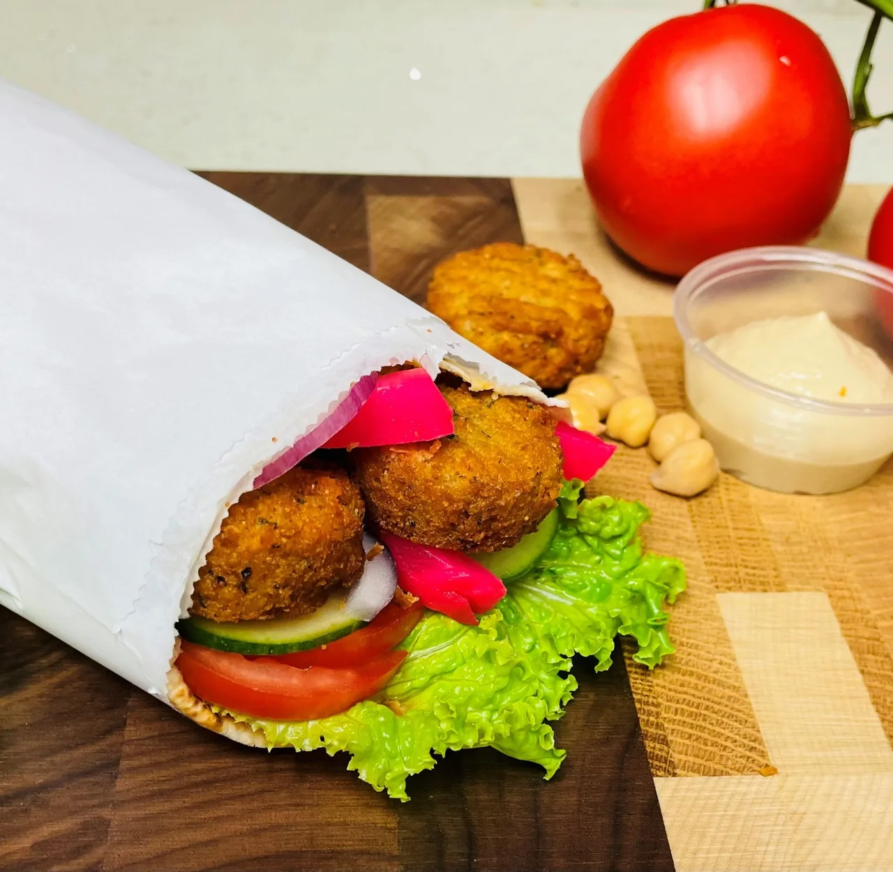 Vegetarian Falafel Wrap