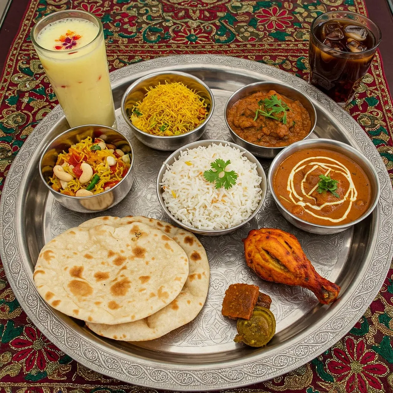 Akbar’s Shahi Thali (Non-Veg)